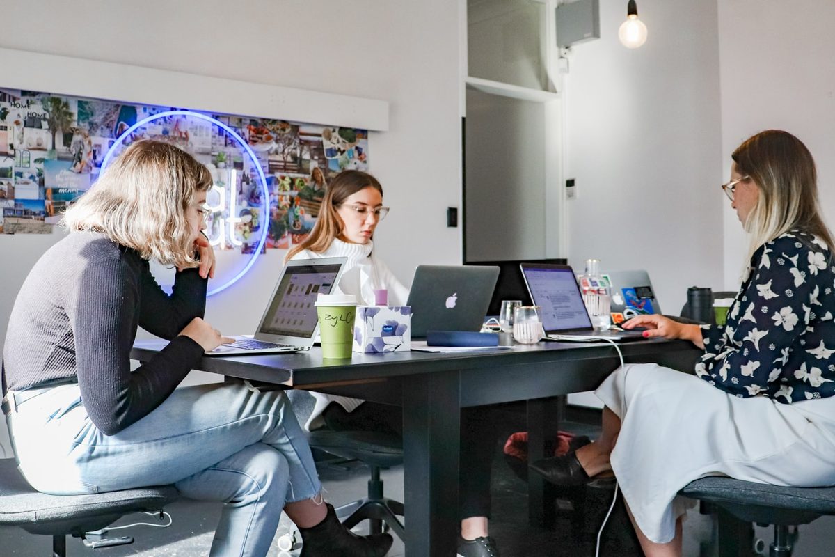 Results-driven marketing team collaborating