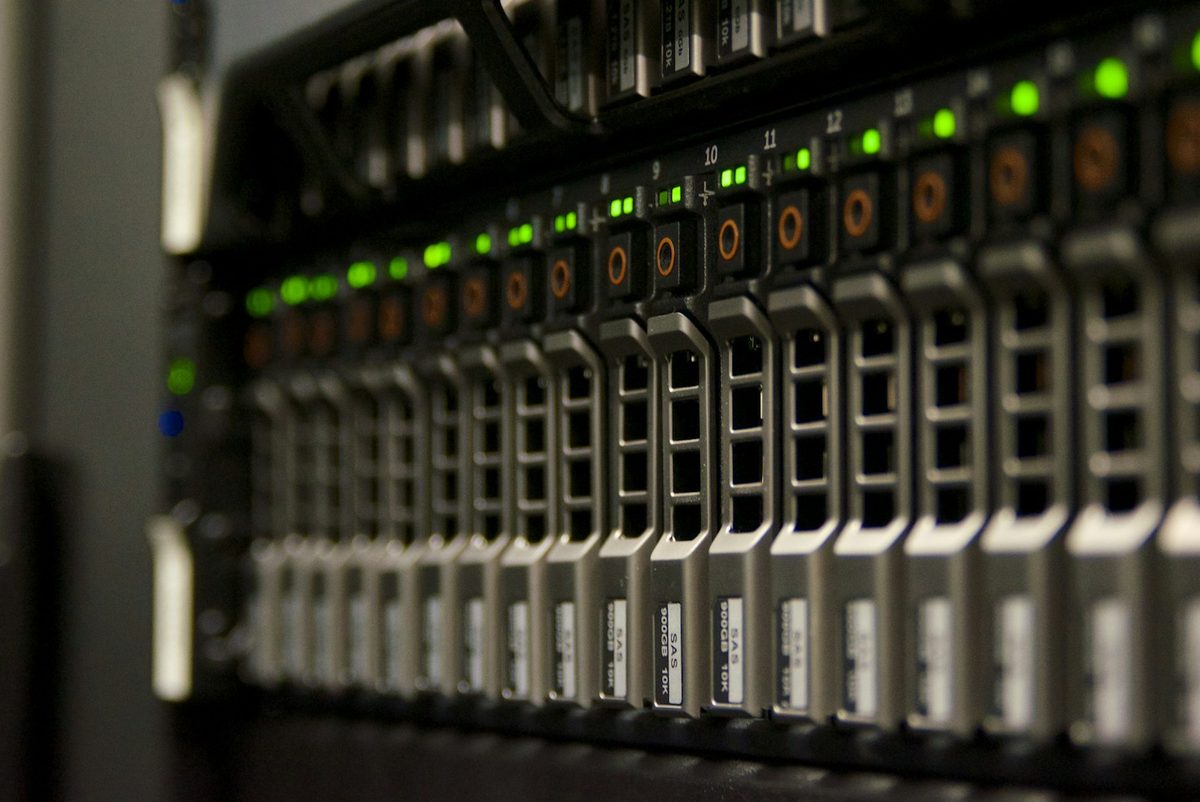 Connected server racks in a unified data center